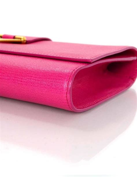 ysl pink clutch bag|yves st laurent clutch.